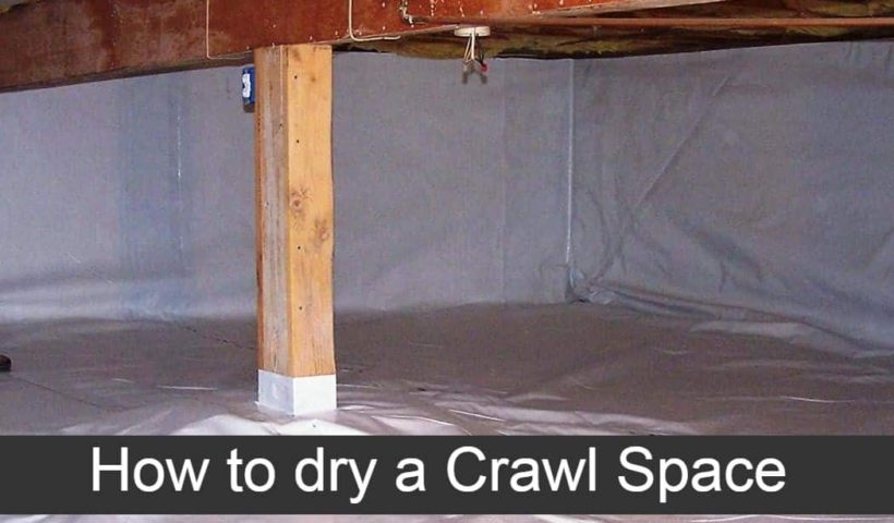 how to dry crawl-space